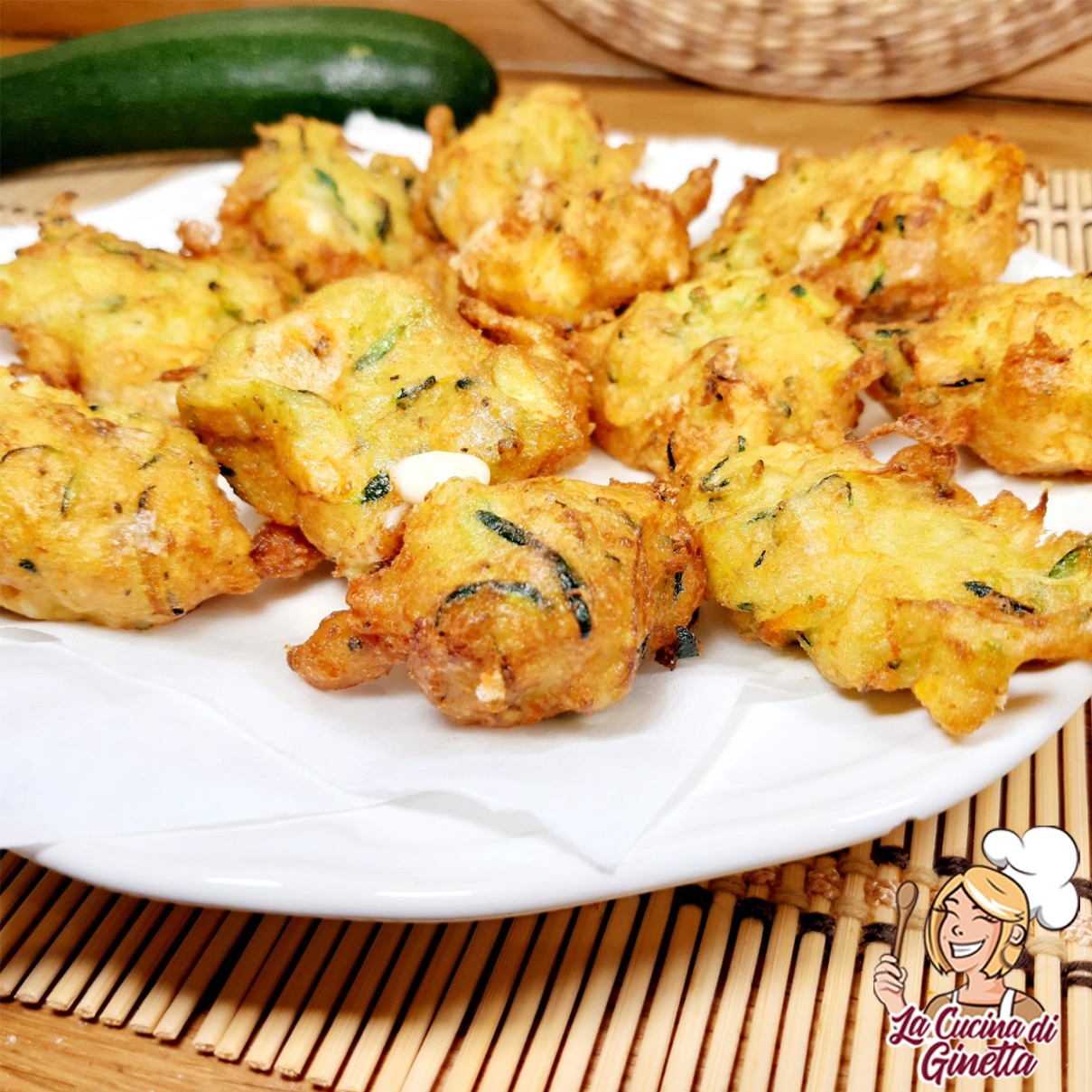 Frittelle Di Zucchine Fiori Di Zucca E Acciughe La Cucina Di Ginetta