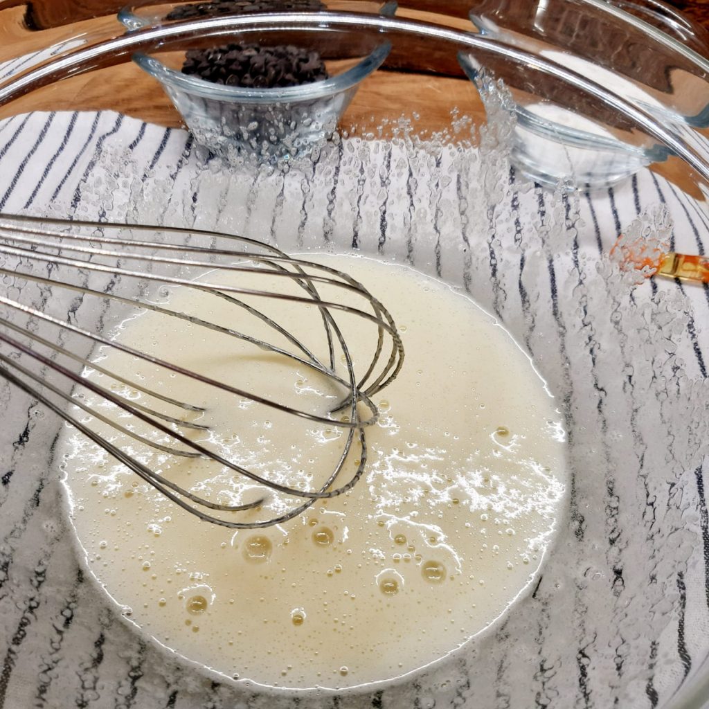 biscotti con gocce di cioccolato e arancia