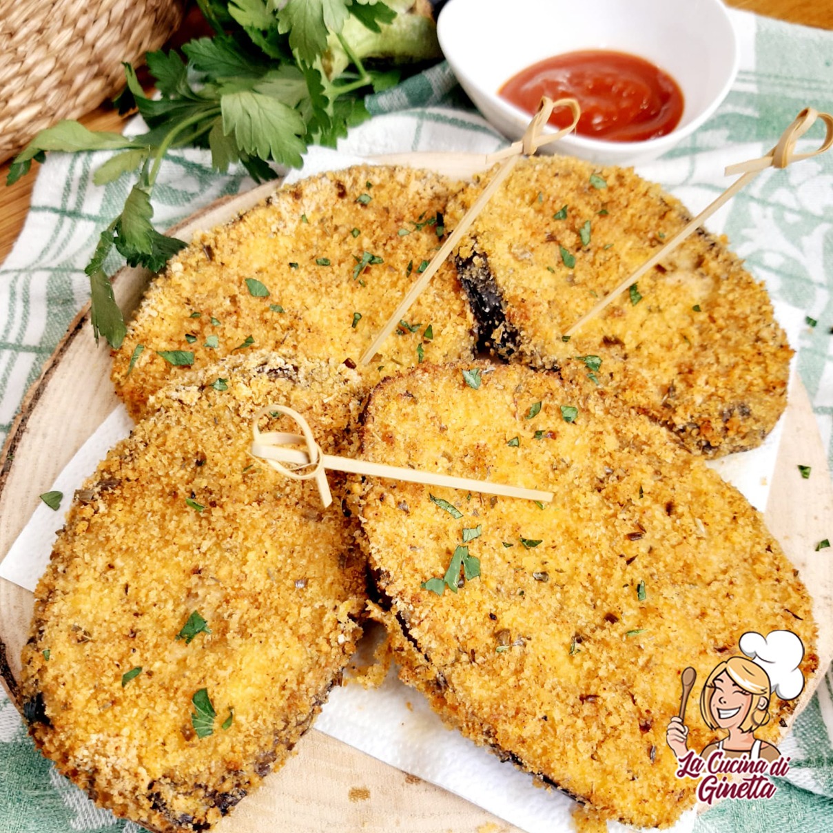 cotolette di melanzane al forno