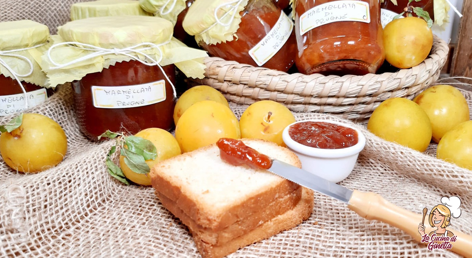 marmellata di prugne gocce d'oro