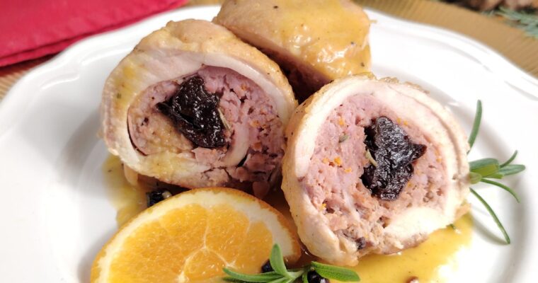 BISTECCHINE DI POLLO FARCITE ROLLATE FARCITE IN SALSA AGRODOLCE