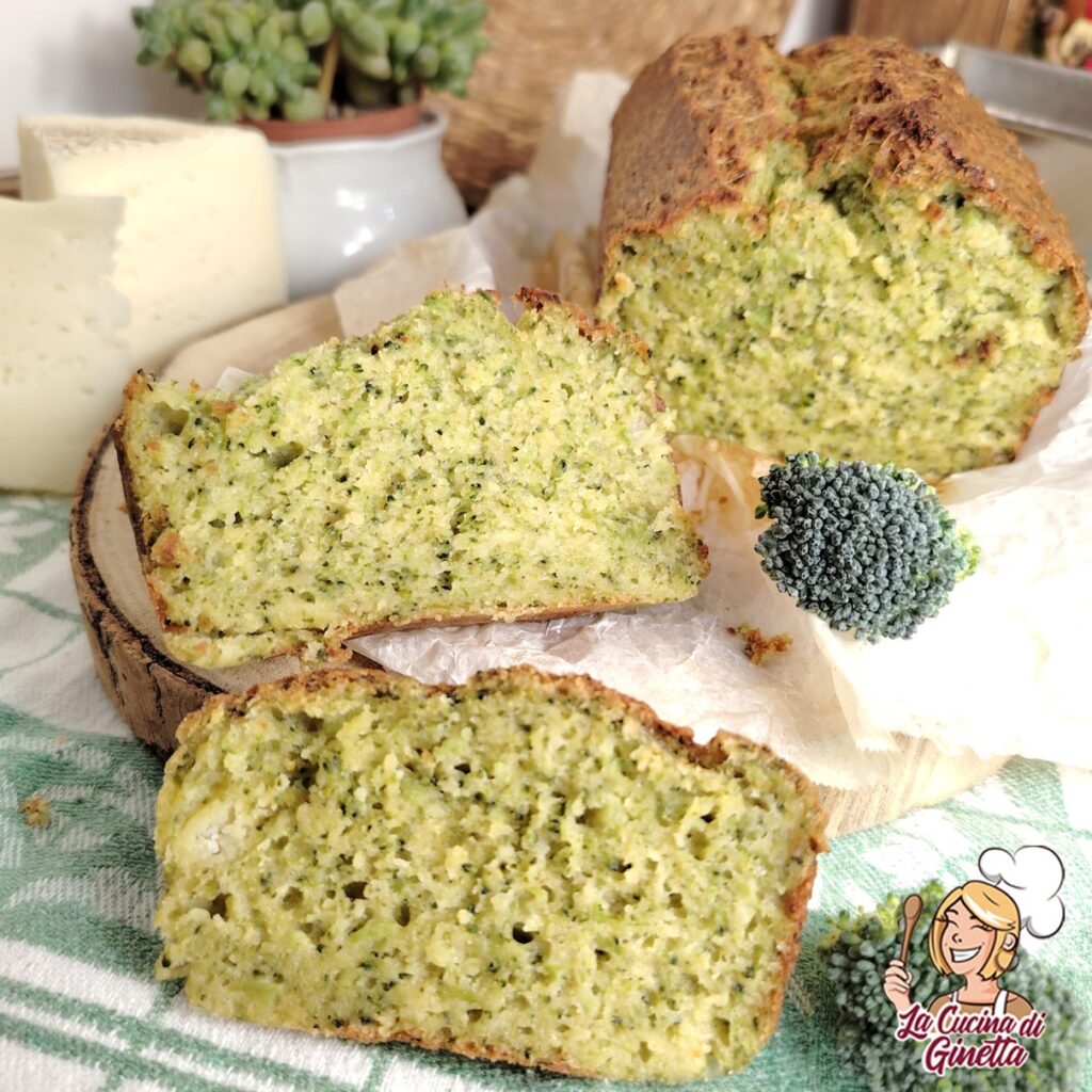 plumcake salato con broccolo siciliano