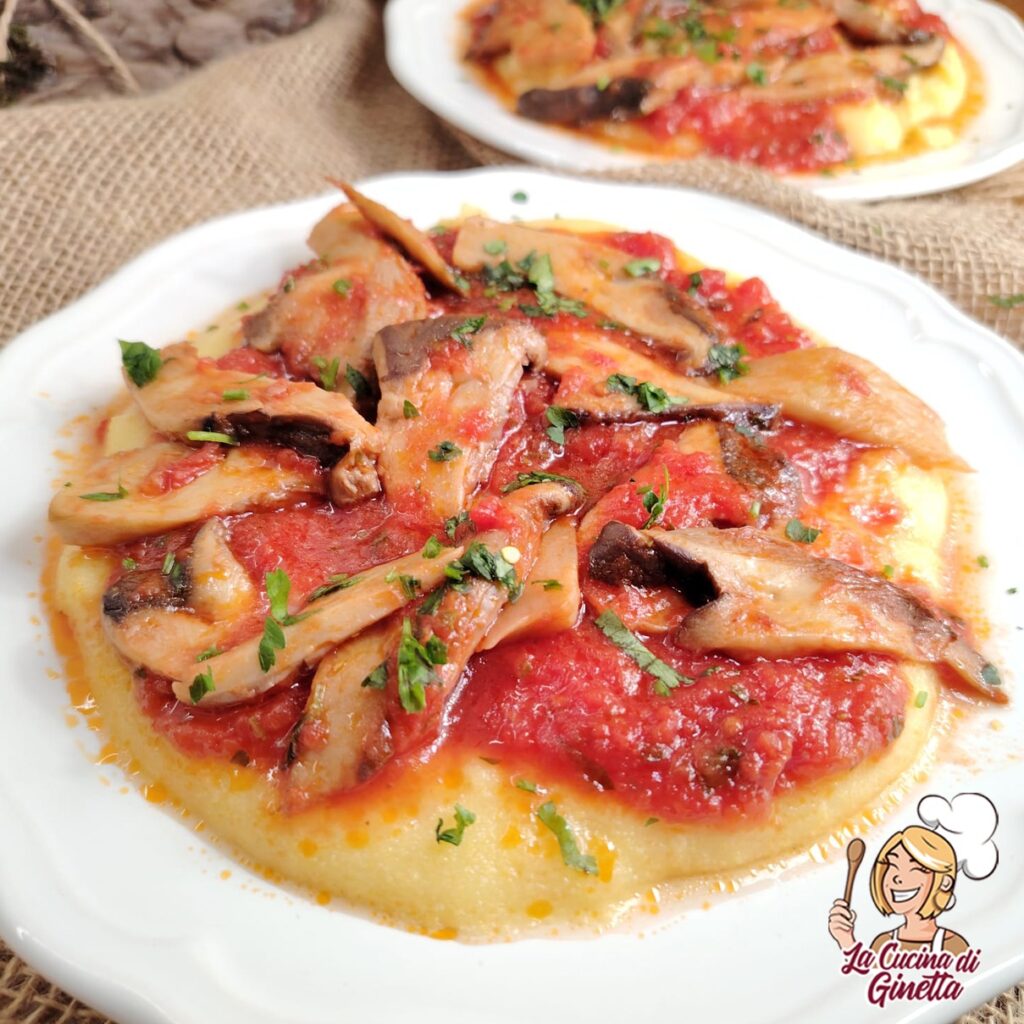 POLENTA CON FUNGHI CARDONCELLI