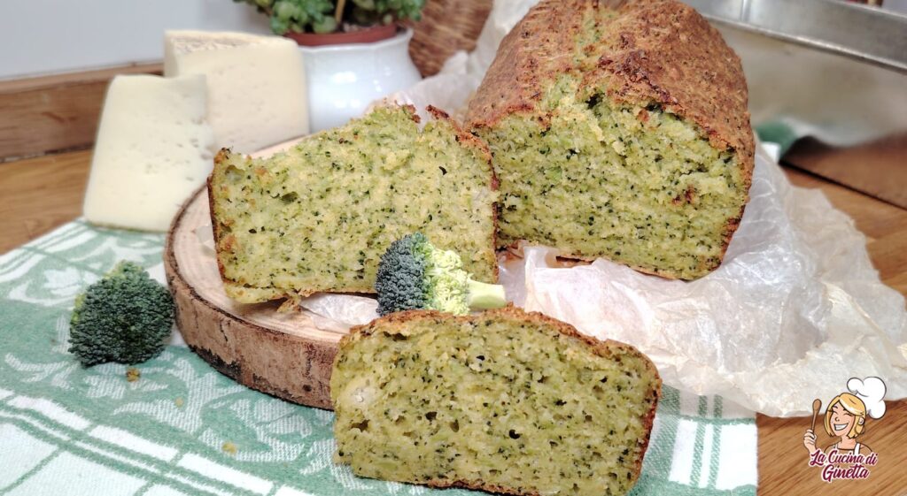 plumcake salato con broccolo siciliano